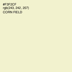 #F3F2CF - Corn Field Color Image